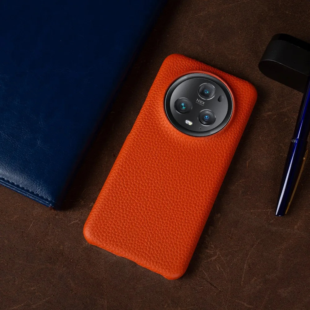 Luxury Genuine Leather Phone Case for Huawei Honor Magic 5 Series
