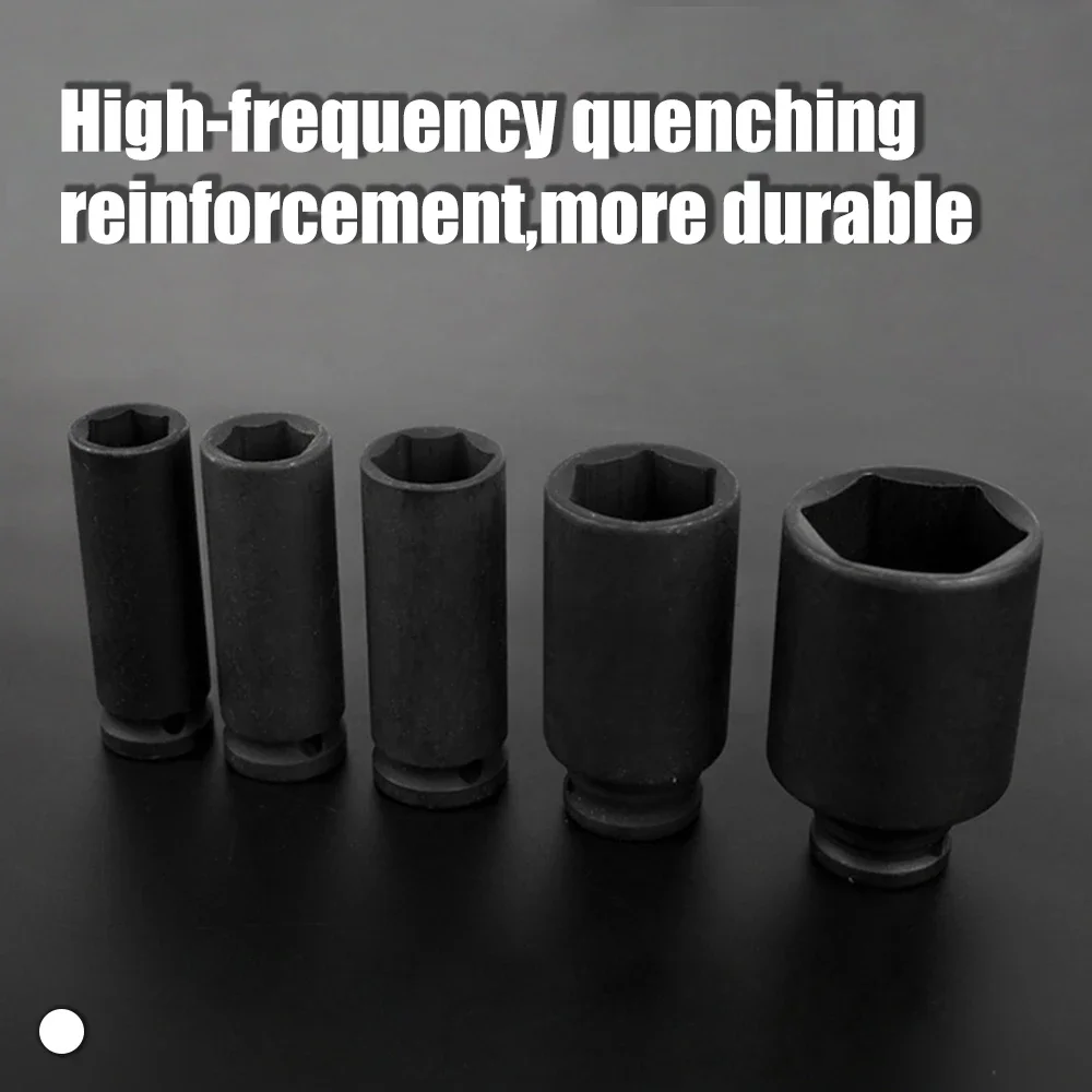 4pcs 30-36mm 1/2 inch Hex Socket Wrench Head Used on Ratchet Wrench Drill Torque Spanner Deep Sleeve for Pneumatic Electric Tool 2