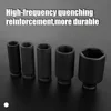 4pcs 30-36mm 1/2 inch Hex Socket Wrench Head Used on Ratchet Wrench Drill Torque Spanner Deep Sleeve for Pneumatic Electric Tool 2
