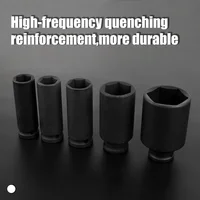 4pcs 30-36mm 1/2 inch Hex Socket Wrench Head Used on Ratchet Wrench Drill Torque Spanner Deep Sleeve for Pneumatic Electric Tool 2