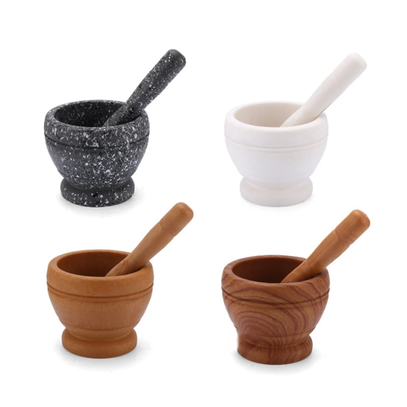 New Traditional Plastic Mortar Pestle Khal Batta Hamam Dasta Spice Herb Grinder Gift