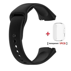 Premium Silicone Replacement Watch Strap - Universal Fit for Redmi 3 Lite (Black)