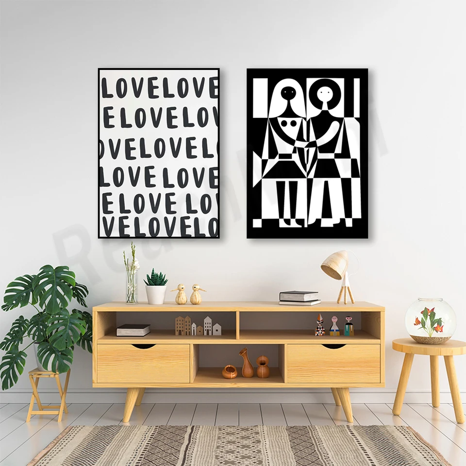 アレクサンダー・ジラールと愛のリトグラフ - 白黒、1971 年、愛の