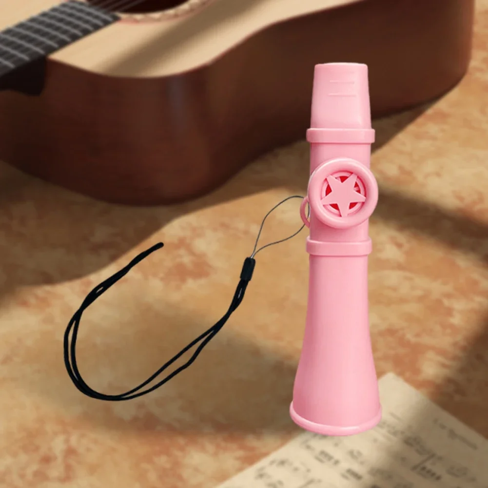 Professional Mouth Flute with Lanyard Portable Musical Flute Simple Kazoos Instrument for Adults Beginner Music Lovers