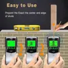 SH402 Wall Stud Finder Sensor Wall Scanner 5 in 1 LCD Electronic Detector Edge Center Wood Current Metal AC Live Wires Detection 4