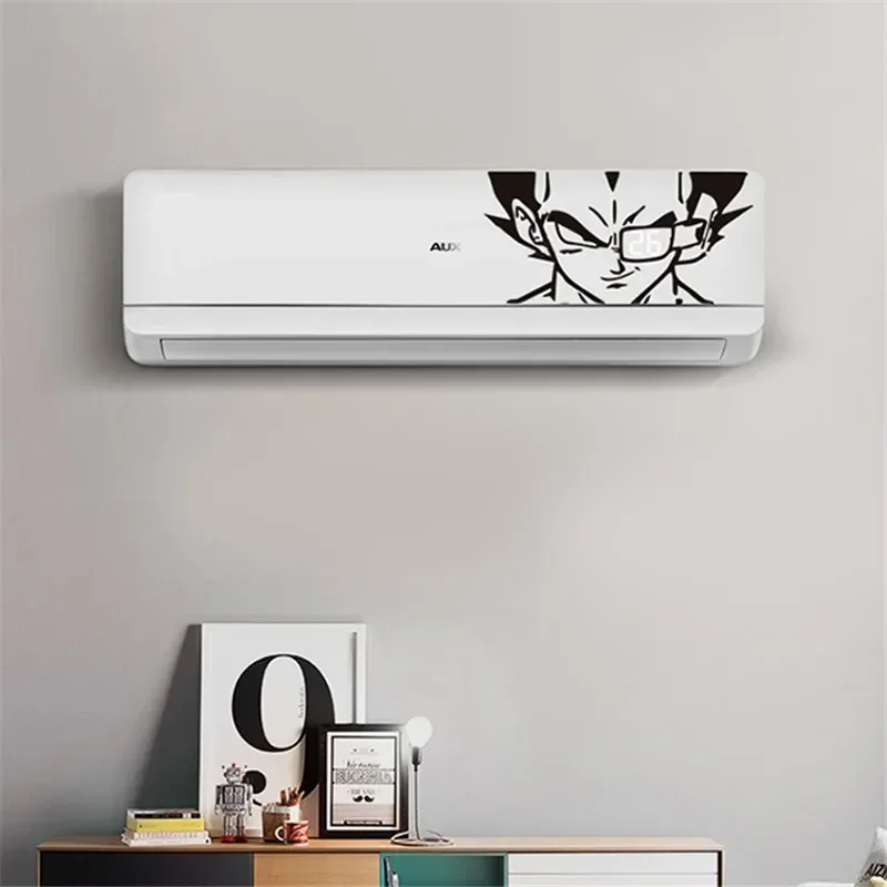 Cool Air Conditioning Decoration Sticker Vegeta Anime Character PVC Sticker For Kids Room Boys Bedroom Décor Air Conditioning