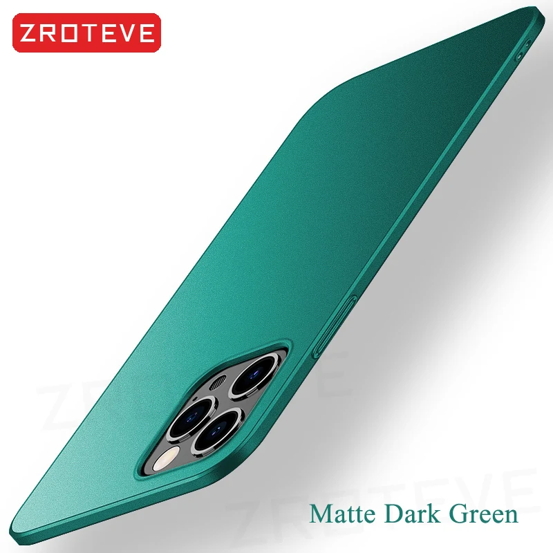 For iPhone13 Case ZROTEVE Luxury Slim Matte Hard PC Cover For iPhone 13 12 11 Pro Max Mini X XS XR 7 8 Plus SE 2 iPhone12 Cases motorola edge plus case