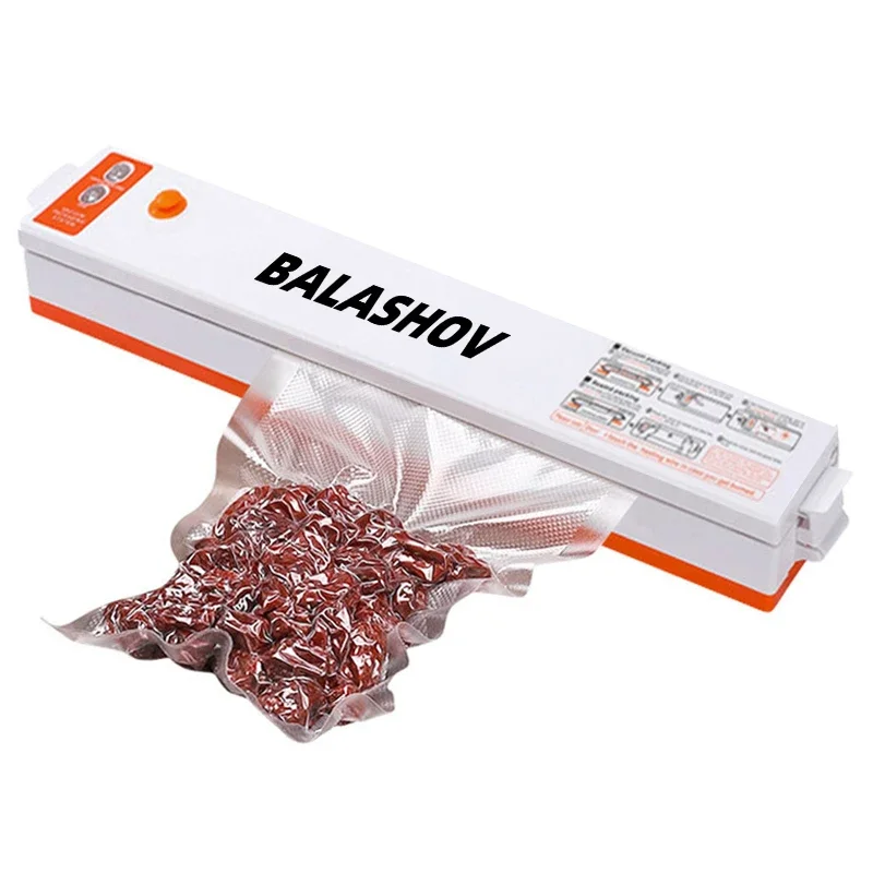 Bag sealer portable sealing machine food vacuum sealer Eletric Vacuum Sealer Degasser Machine 10PCS Vacuum Packaging Vinyl Bags for Home and Kitchen Supplies