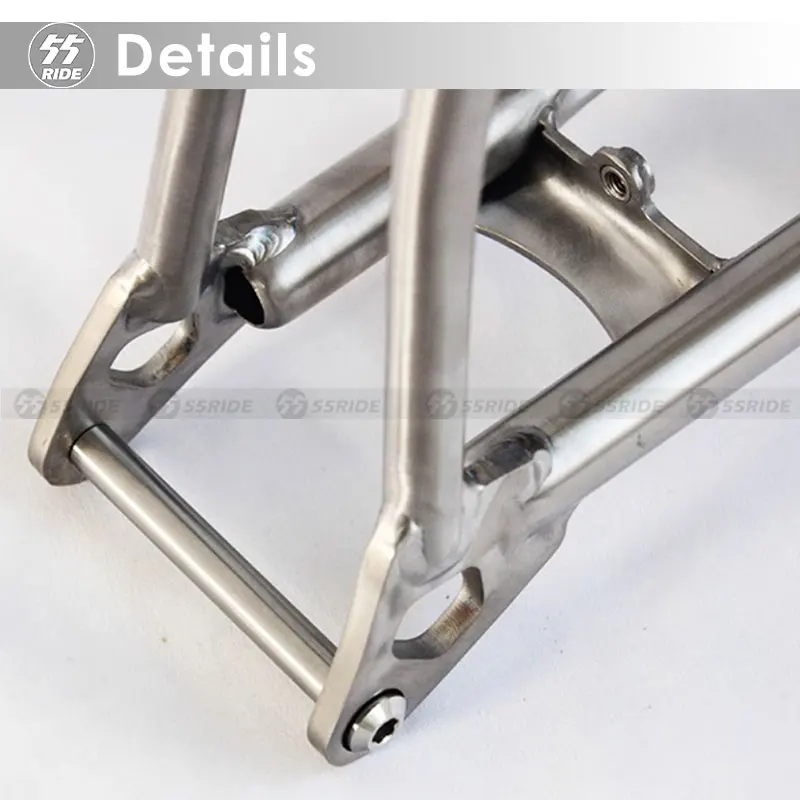 접이식 자전거용 티타늄 합금 리어 포크 액슬 터닝 포인트, 회전축, C 라인, P 라인 적용 연결축