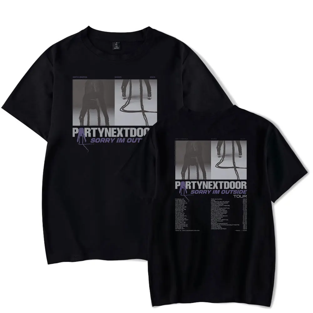 Streetwear Rapper Partynextdoor Real Woman Album Cover Graphic T Shirt Men Women Hip Hop Oversized T-shirts Fashion Trend tees 6