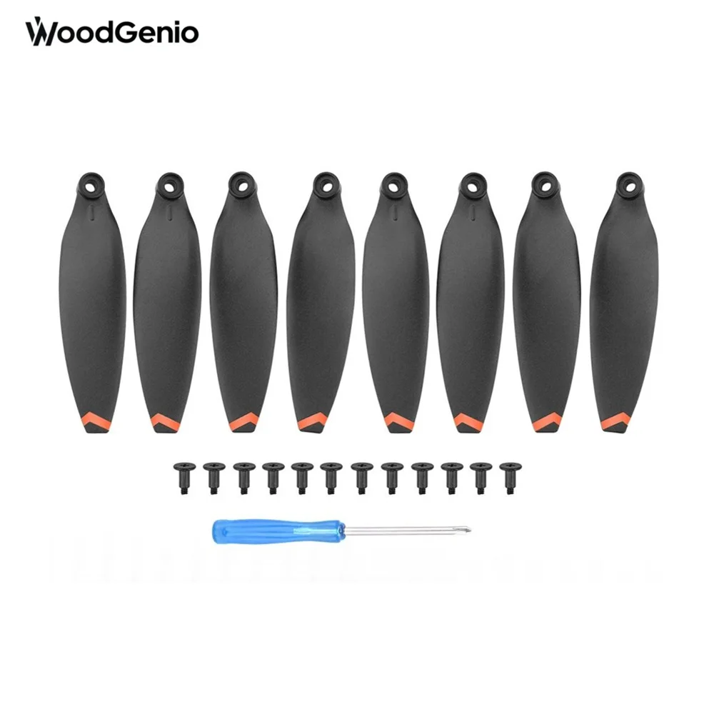 Hélices de rechange FIMI X8 MINI 3 et V2, huit pales noires avec moyeu central blanc