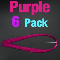 Vibrant Flashabou Flat Tinsel Fiber Pack (PURPLE)