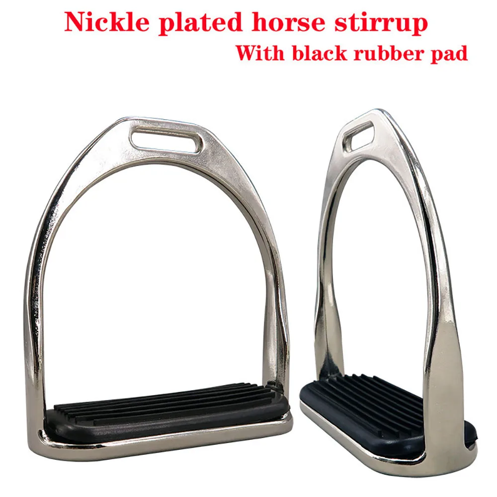 1Pair Horse Riding Stirrups Anti-skid Riding Boots Pedal Protect Saddle Relieve Knee Ankle Stress Equestrian Safety Equipments