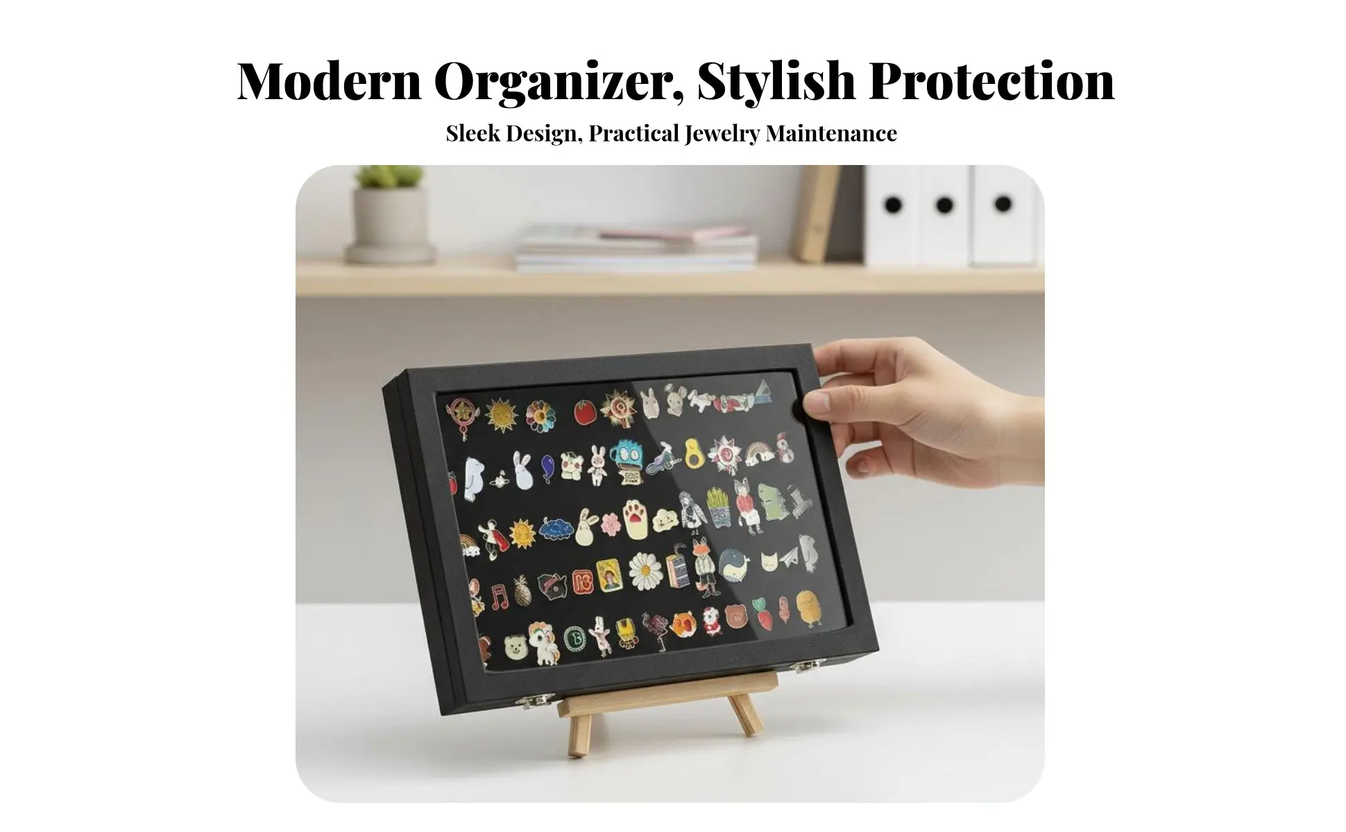 Three-Dimensional Levitating Frame Anti-Oxidation Display Case Particle-Resistantresistant Airtight Closure
