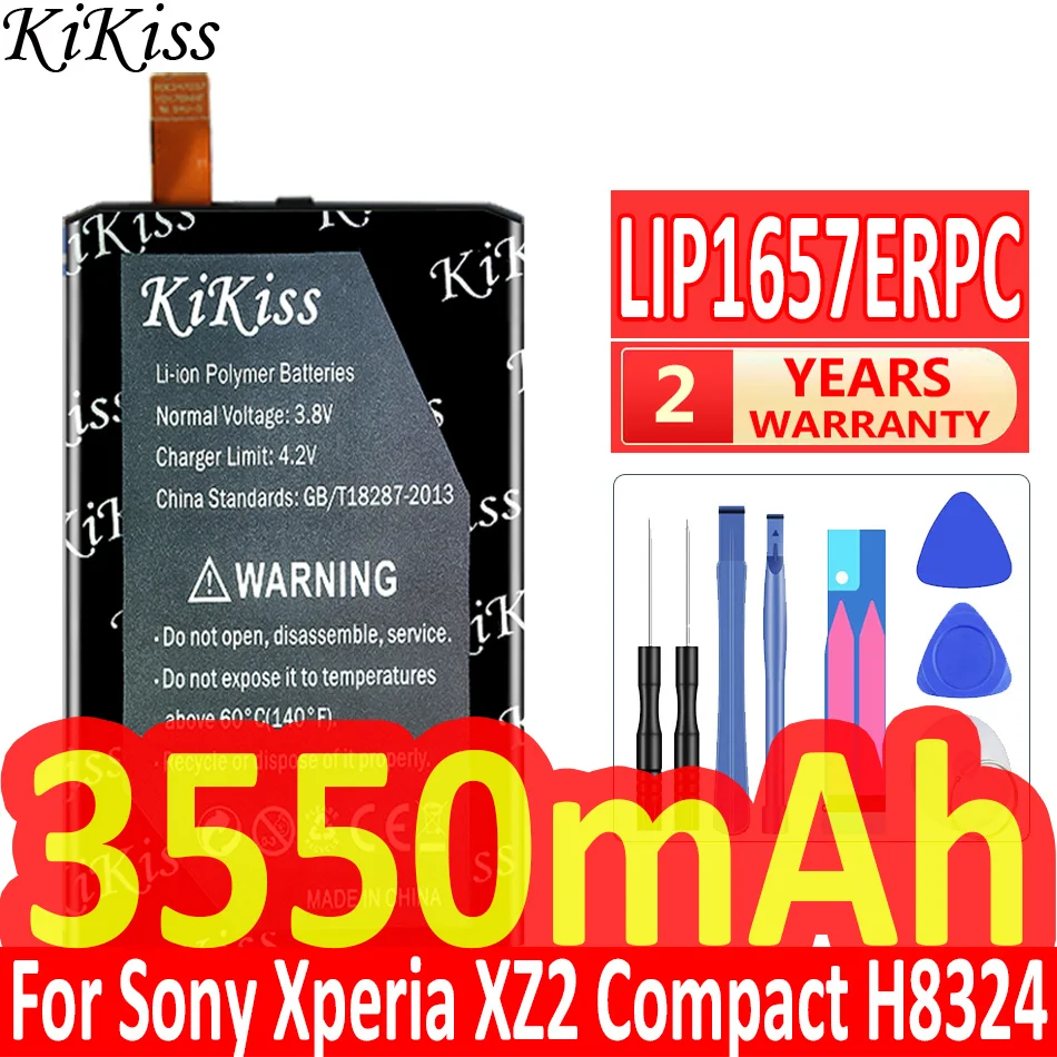 3550Mah Kikiss Potente Batteria Lip1657Erpc Per Sony Xperia Xz2 Compact Xz2 Mini H8324 H8314 So-05K Xz2Mini