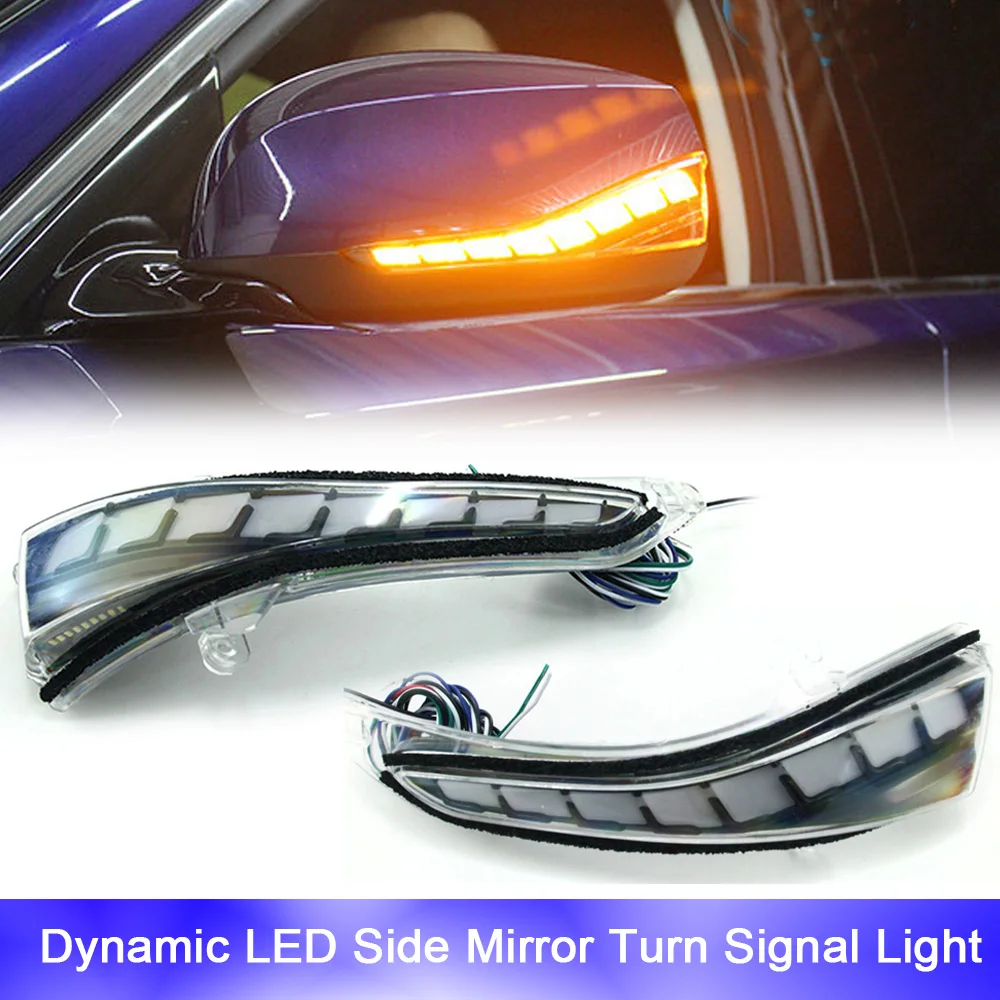 

Led Sequential Blinker Side Rearview Mirror Dynamic Turn Signal Lights DRL For Nissan Skyline Infiniti QX70 QX60 QX50 QX30 Q70