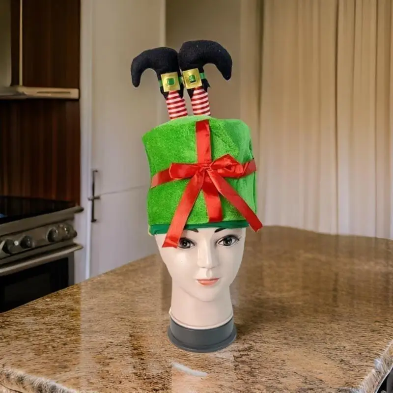 Chapeau Cadeau de Noël avec Jambes de Lutin – photo 5
