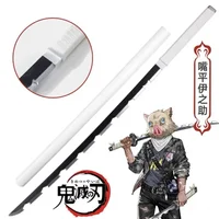 104cm Hashibira Inosuke Sword Weapon Demon Slayer  Cosplay Sword 1:1 Anime Ninja Knife PU toy 1