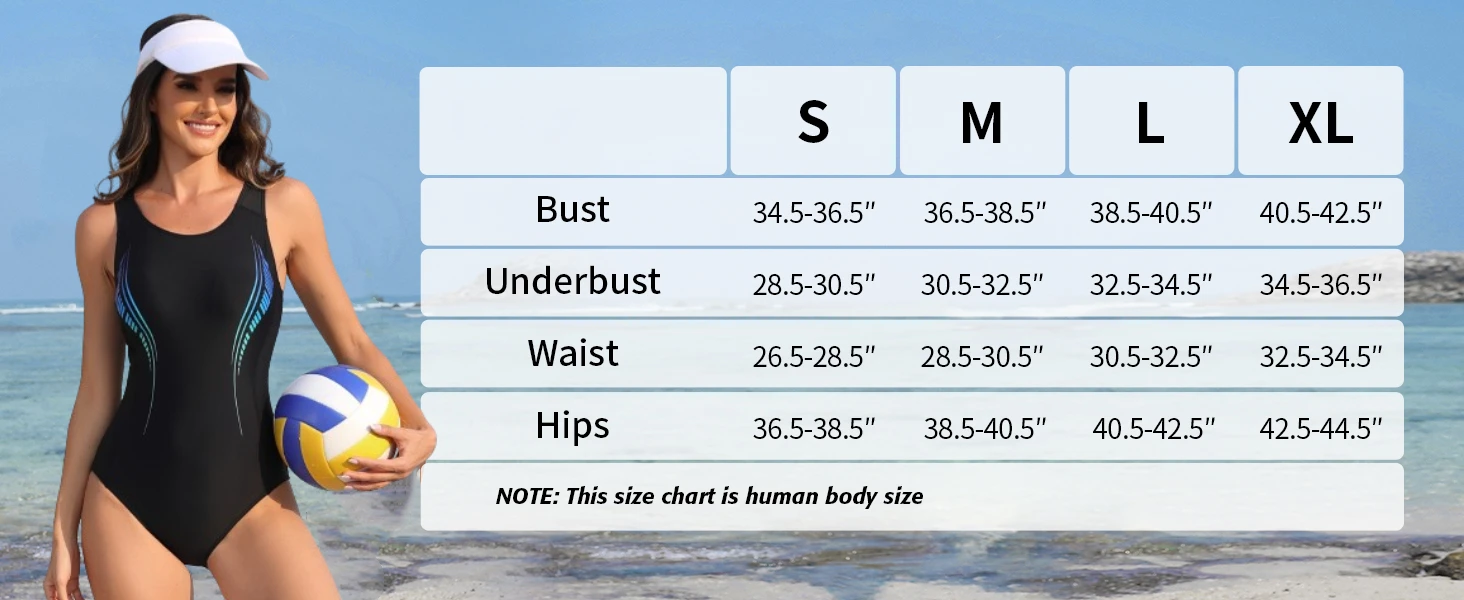 Attraco Women Sports One-Piece Swimwear Racerback Skinny Offest Printing Built In Bras Professional Athletic Training Swimsuit one piece swimsuit women swimsuit