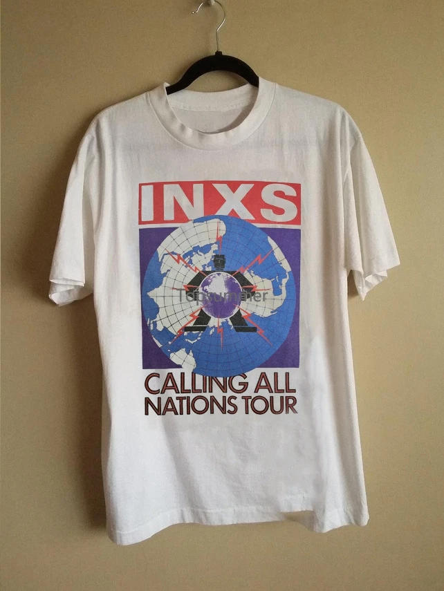 

Rare Inxs Short Sleeve Gift For Fan White S-2345Xl Men T-Shirt S3374