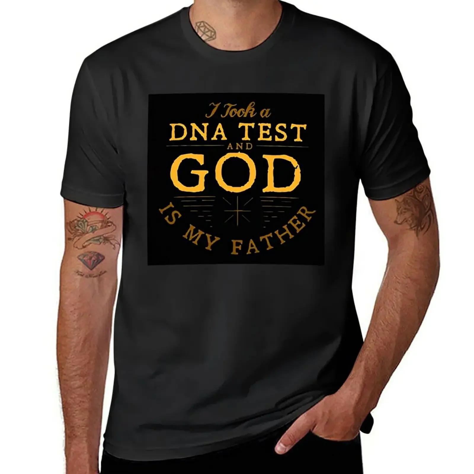 T-Shirt Per Test Del Dna T-Shirt Da Uomo Oversize Per Ragazzi Bianchi Ad Asciugatura Rapida