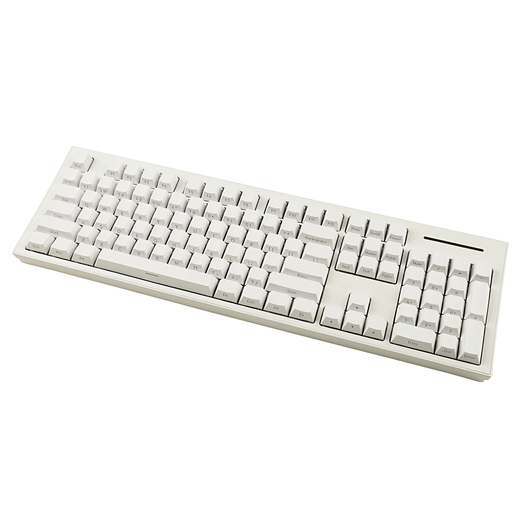 Keycaps para teclado mecânico MX, Side-lit, preto, branco, 104, 108