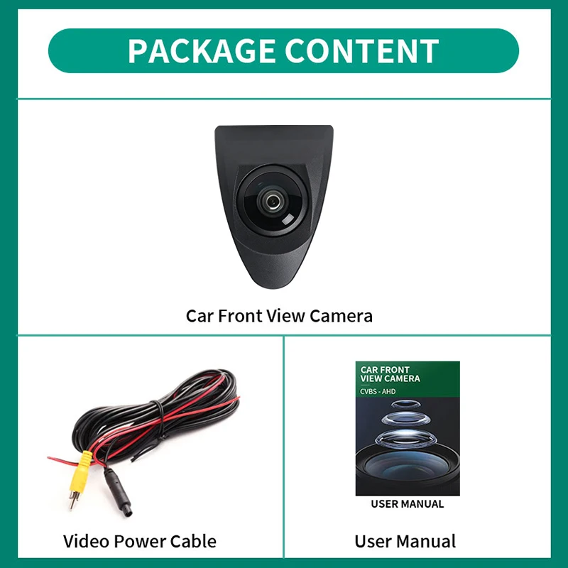 AHD 자동차 전방 카메라 방수 기능 탑재, 토요타 코롤라, 캠리, RAV4, 힐룩스, 랜드크루저 프라도, 프리우스, 하이랜더, 아발론용