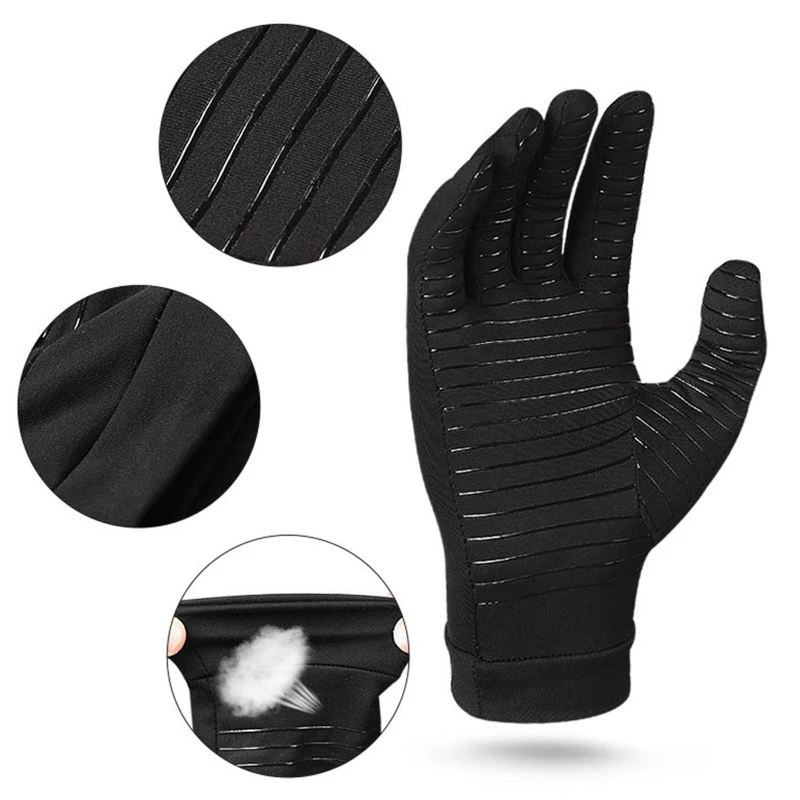 Copper Arthritis Compression Gloves for Women Men, compression gloves