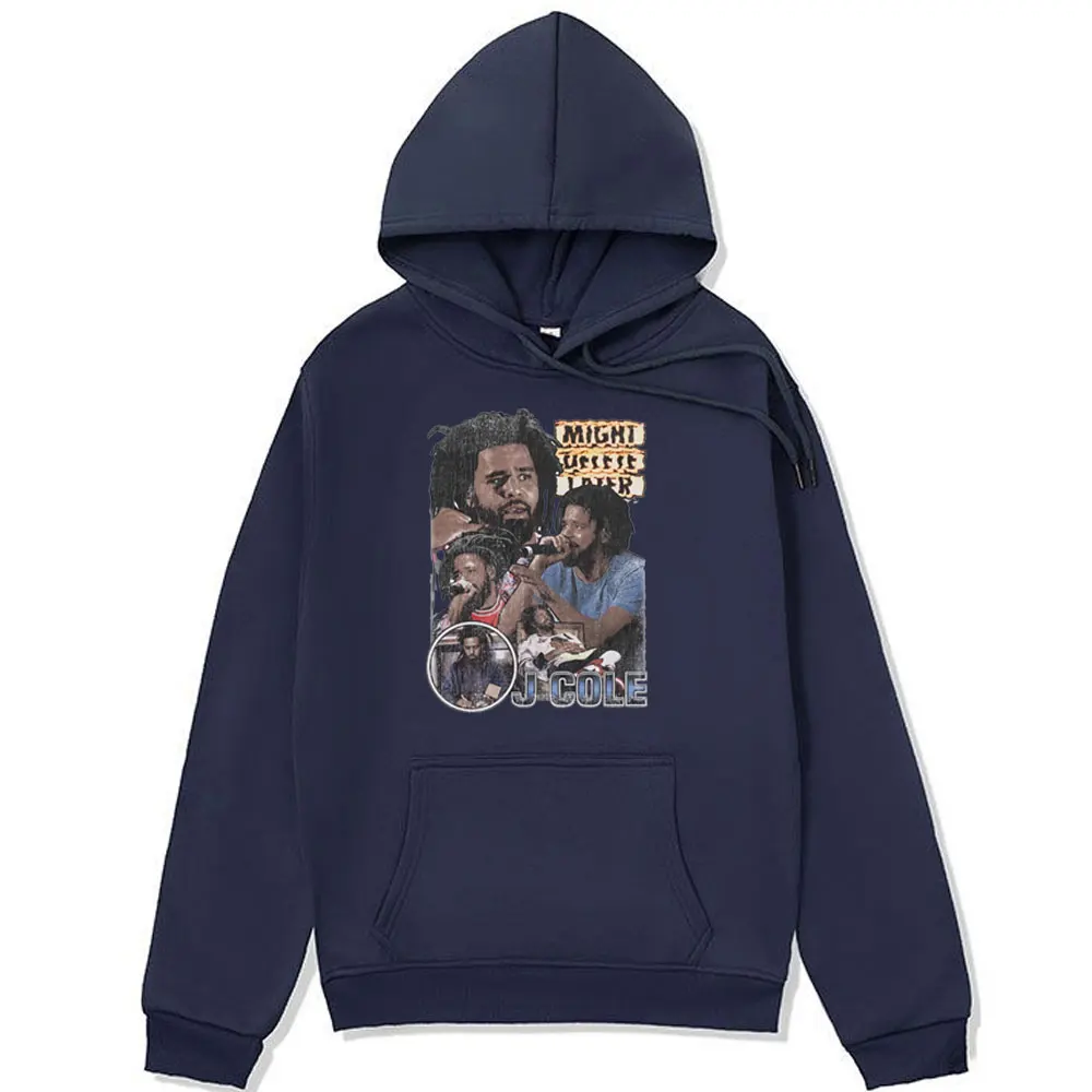 Rapper J Cole Might Delete Later Hoodies Male Fashion Casual Sweatshirt Long Sleeve Pullover Oversized Streetwear Hoodey Men