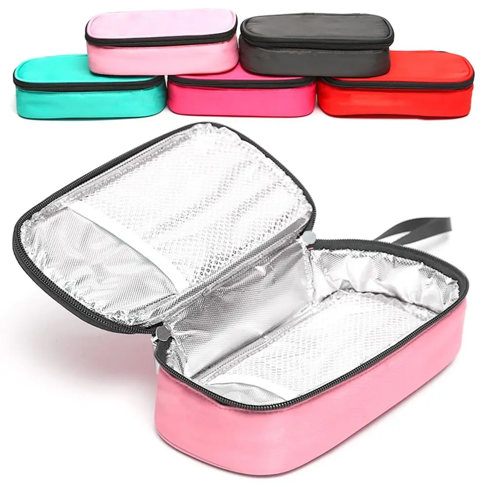 

Oxford without Gel Diabetic Pocket Insulin Cooling Bag Medicla Cooler Travel Case Pill Protector