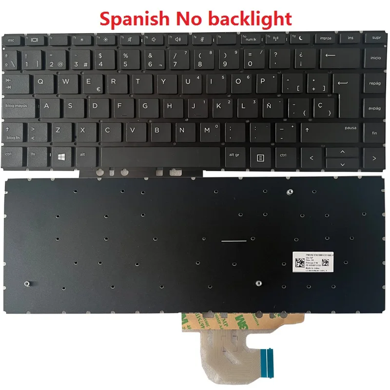 Spanish NO backlit