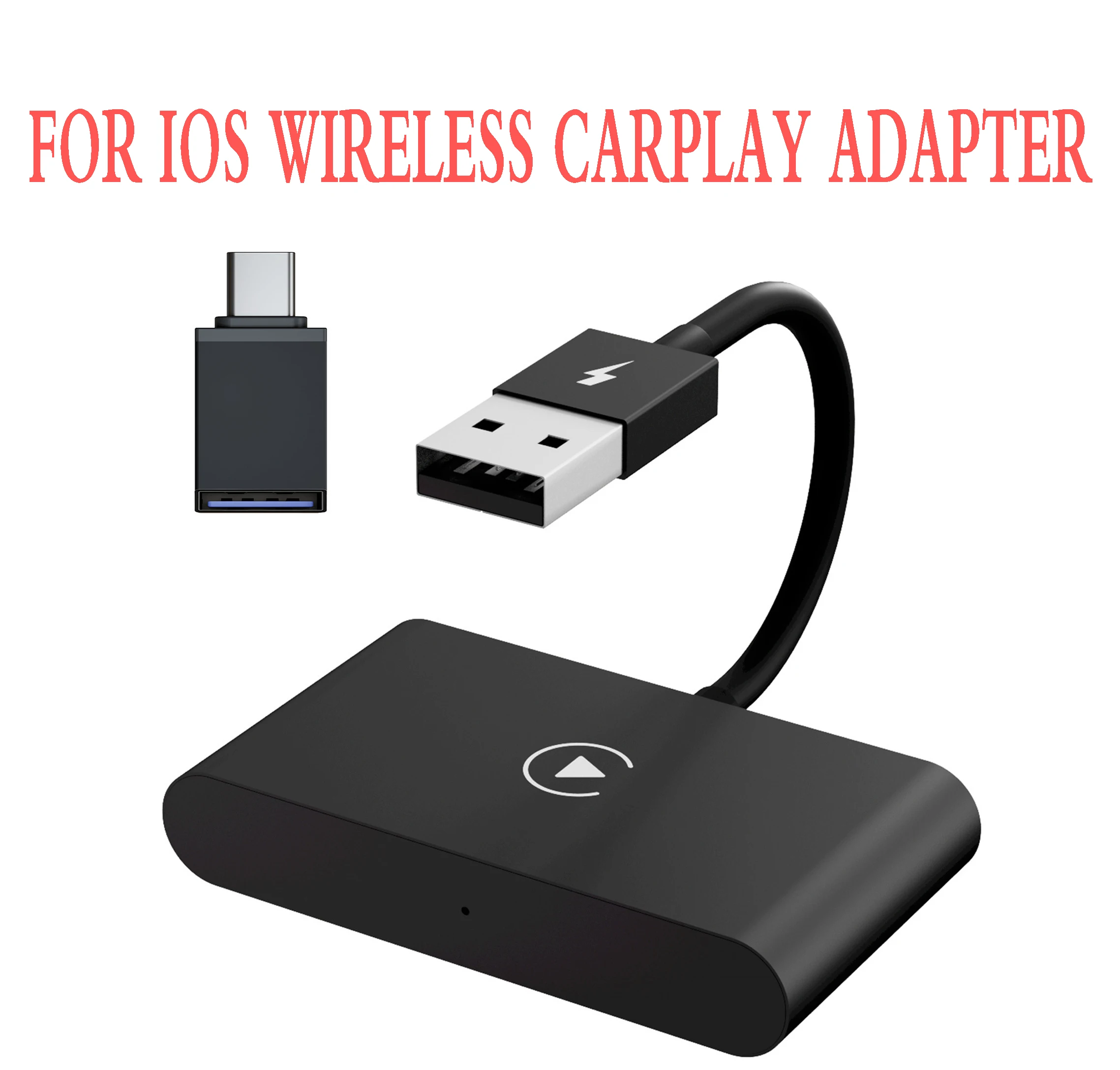 

for IOS Wireless Carplay Adapter Wired to Wireless Carplay Dongle Plug And Play USB Connection Auto Car