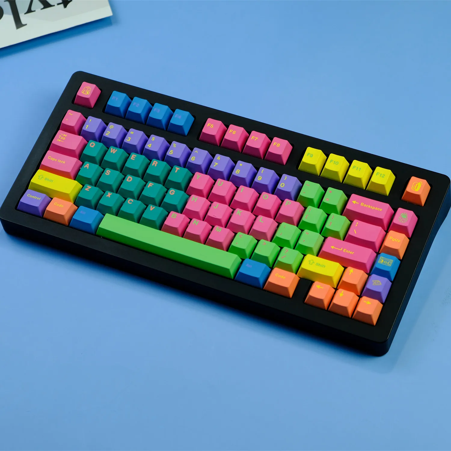 GMK Ʈġ Ʈ Űĸ PBT Űĸ  ȭ ü , ü MX ġ  Ű, 129 Ű
