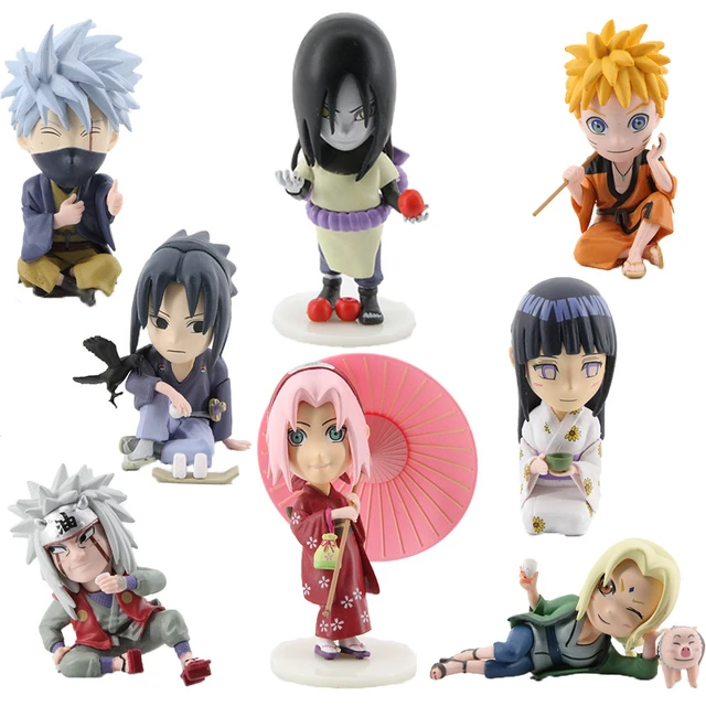 Naruto e Hinata blocos de casamento, irmãos Uchiha, luta Sakura, Deidara VS  Gaara, presentes Anime, presente perfeito, excelente - AliExpress