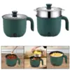 Mini Hot Pot Nonstick Noodles Cooker Electric Skillet for Eggs Cooking Pasta 4