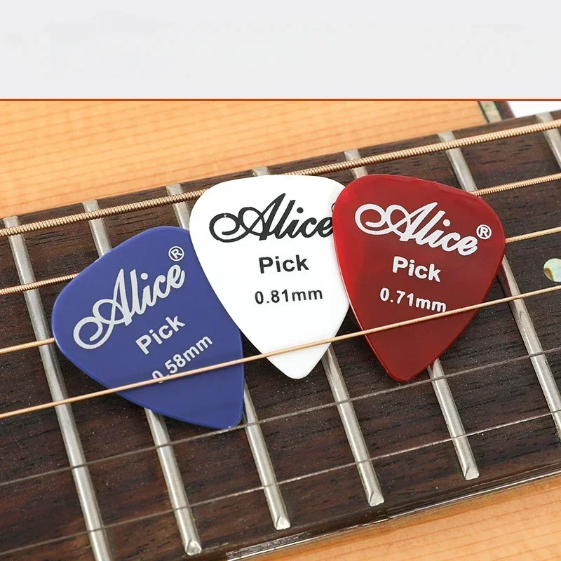 6 Pcs Alice Guitar Picks Electric Bass Fixer Guitar Accessories Thickness Picks Mediator Guitare &Eacute;lectrique