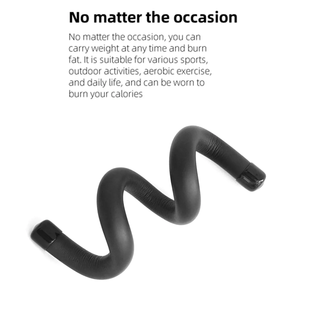 BAAU New Design Weight Bearing Wristband Can Be Bent At Foldable Exercise Assisted for Swimming Yoga Running Black