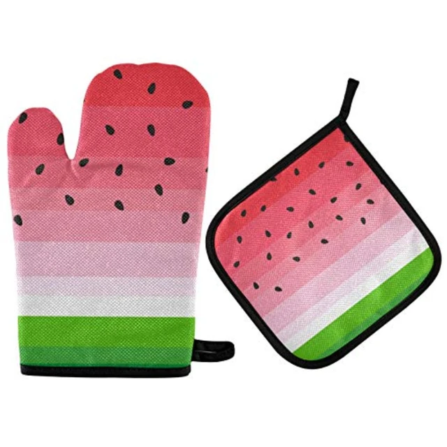Kitchen Gloves Microwave Baking Glove Oven  Oven Mitts Pot Holders Sets -  Oven Mitts - Aliexpress