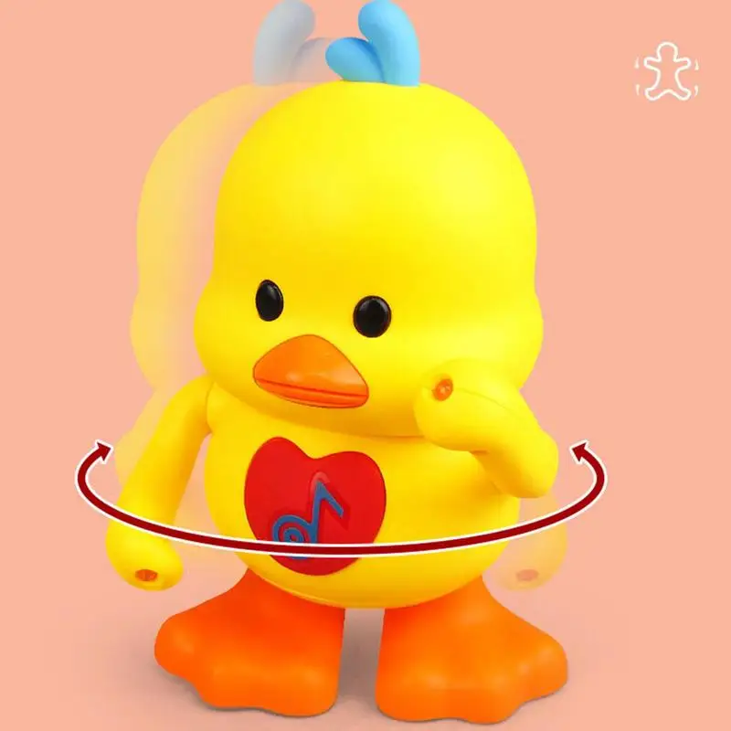 Cartoon Musical Electric Dancing Duck Toy with Music And Lights Kids Infant Toddler Shower Gift Children\'s Day Birthday Gifts