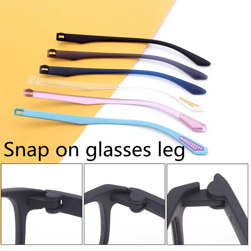 

Очки для близорукости, Плоские линзы, пряжка, дужки очков, без винтов, универсальные, пара дужек с двойными зубьями черного цвета