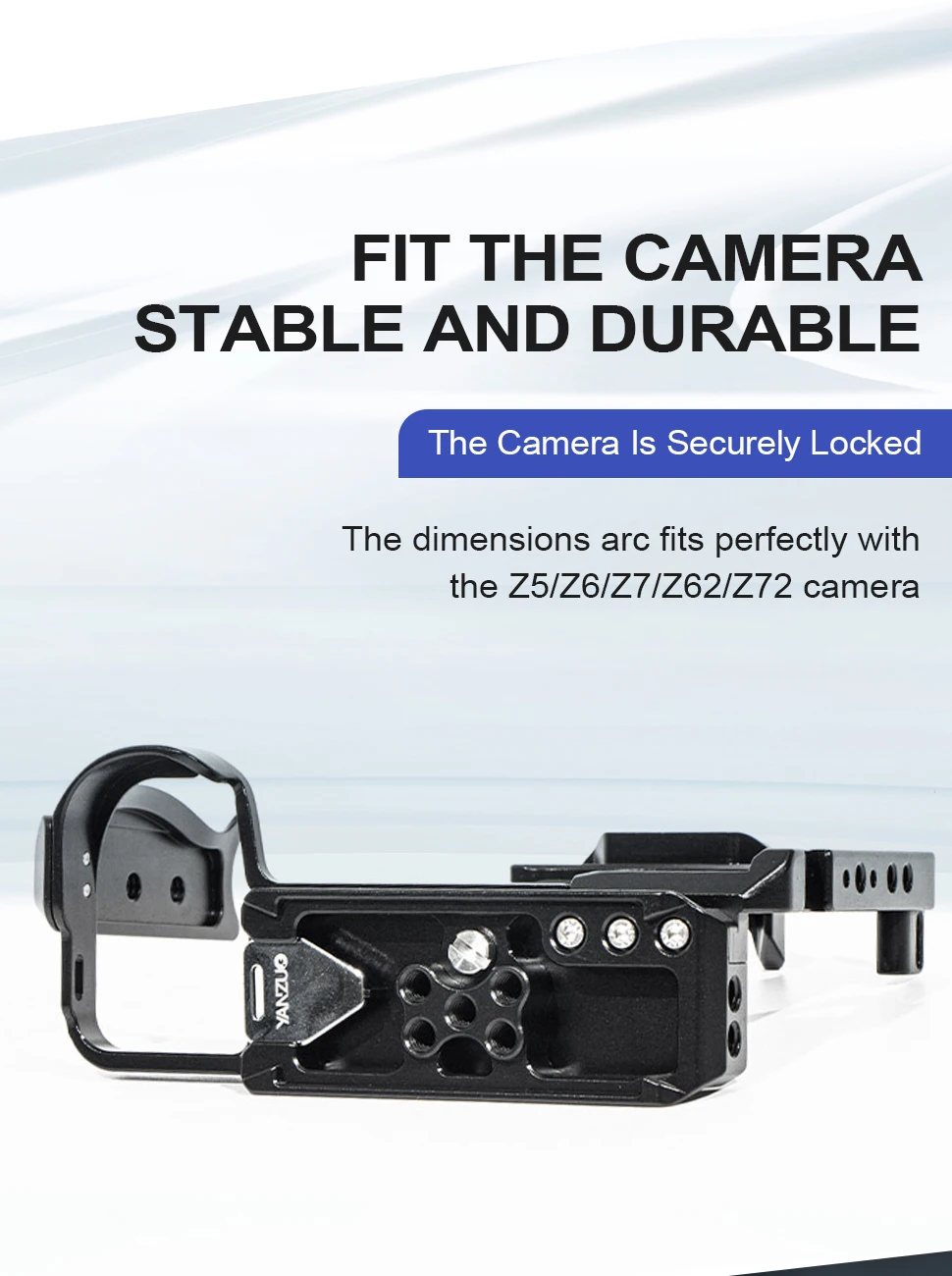 Professional Photography Camera Quick Release Board for Nikon Z5 Z6 Z7 Z6II Z7II