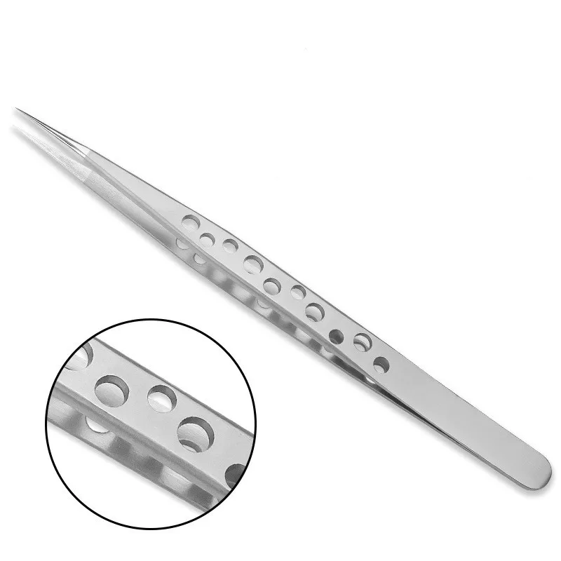 Precision Anti-skid Antistatic Tweezers Stainless Steel