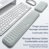 Keyboard mouse wrist rest ergonomic office typing protect relax wrist memory foam mouse pad computer notebook mouse pad 3