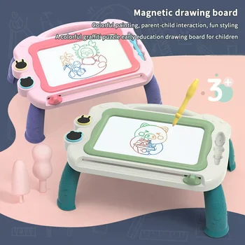Tavola da Disegno Portatile per Bambini, Lavagna Piatta per Graffiti e Educazione Precoce
