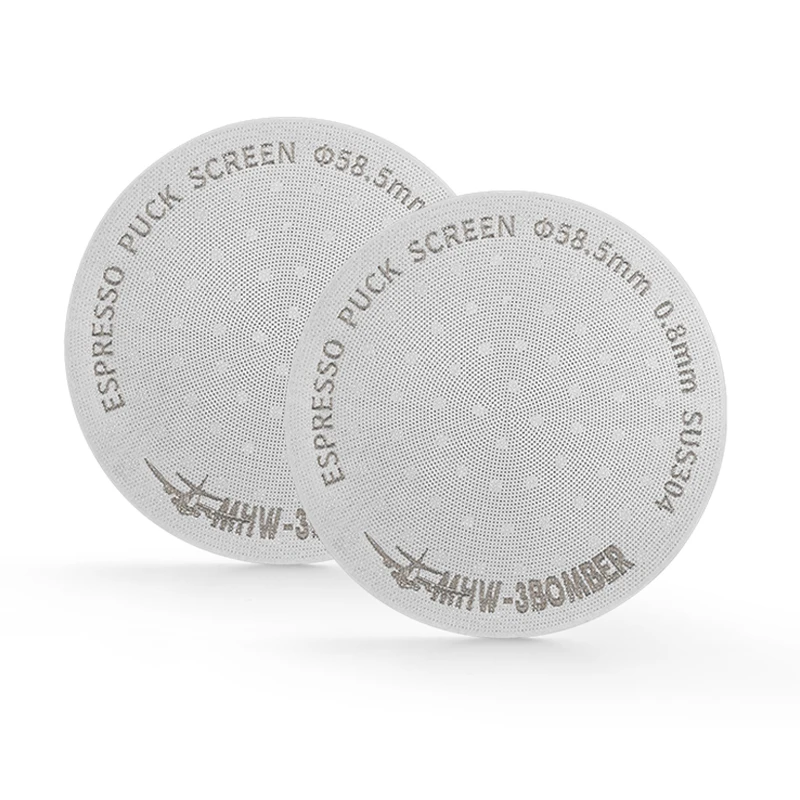 51mm53mm585mmEspressoPuckScreenReusableMetalDoubleCoffee