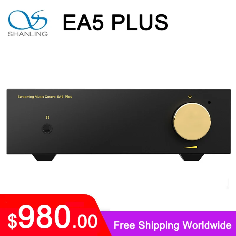 

SHANLING EA5 PLUS Desktop Streamer All-In-One Music Centre AKM AK4493EQ chip Android System Player DAC AMP Headphone Amplifier