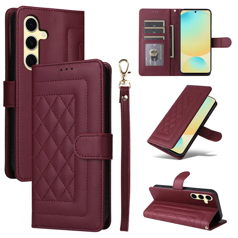 Elegant 3D Flip Leather Wallet Phone Case