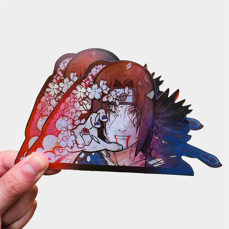Stiker Gerak Gambar Anime NARUTO Uchiha Itachi Stiker Mobil Buku
