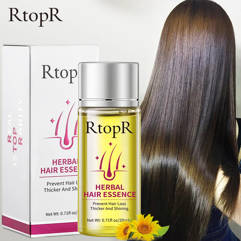 RtopR Moroccan Hair Essential Oil + Herbal Hair Growth Thick Essential