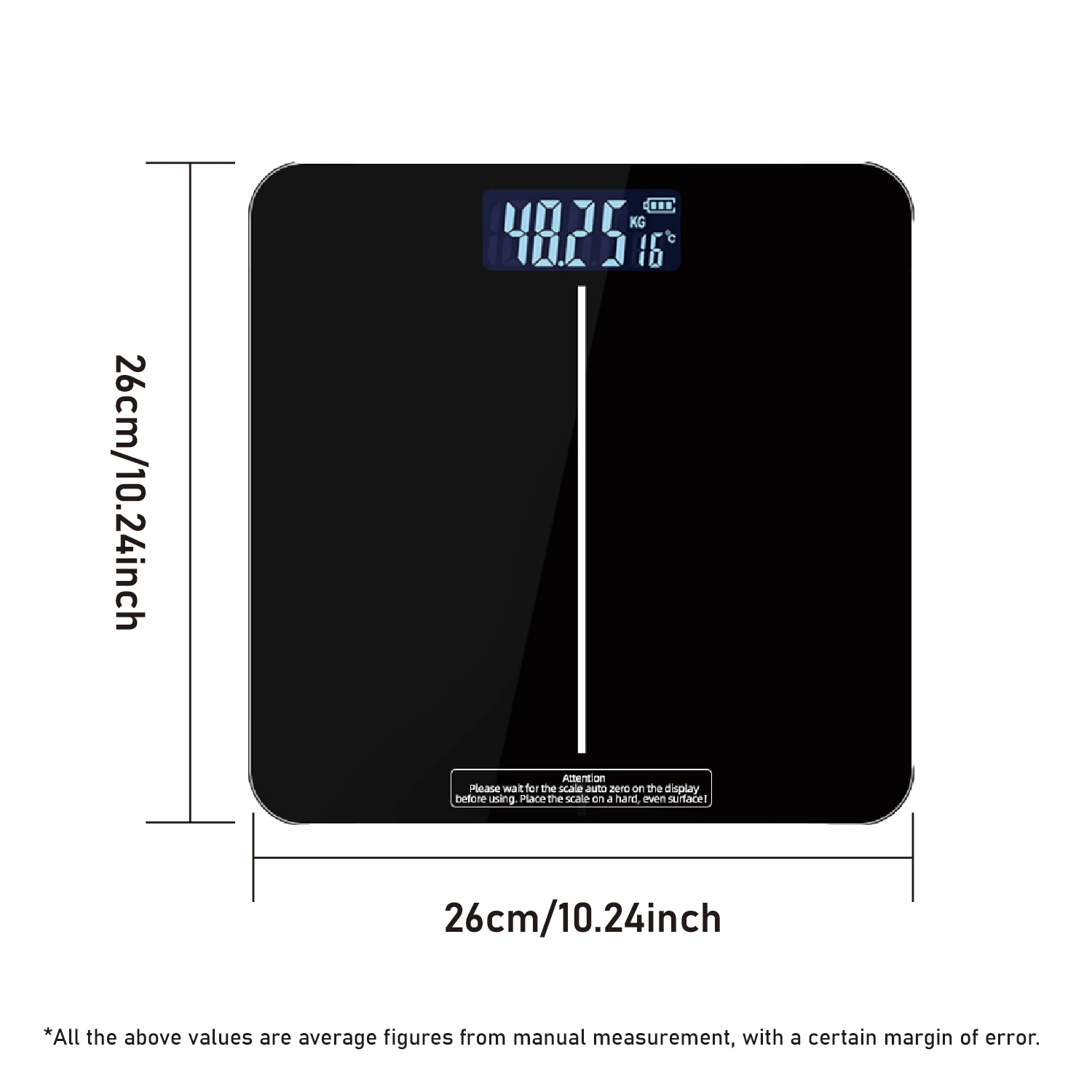 5~180KG Loss Weighing Device LED Display Smart Body Weight Battery Precision Electronic Scale For Home Office Adult_voghion.com